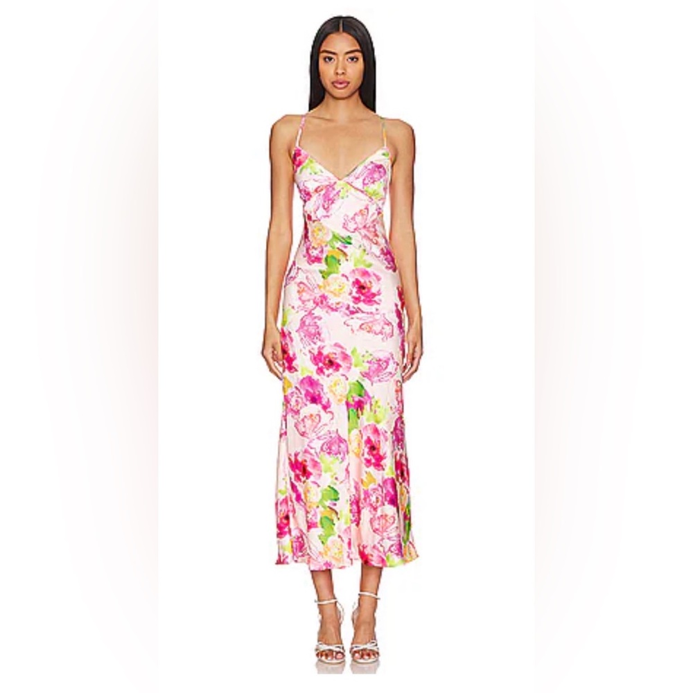 Bardot Malinda Slip Dress in Water Floral